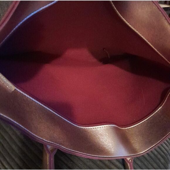 🤠NWOT Gold With Fuschia  Bath & Body Works Tote - Picture 3 of 4